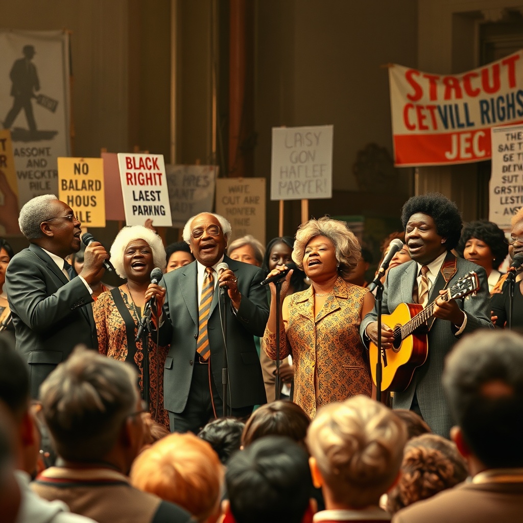 Melodies of Change: The Impact of 1960s Black Singers on Civil Rights