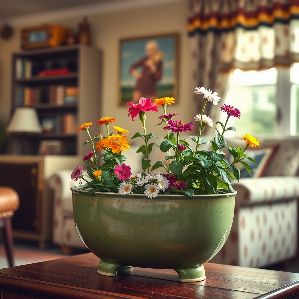 A Journey Through Time: The Charm of 1940s-1960s Planters