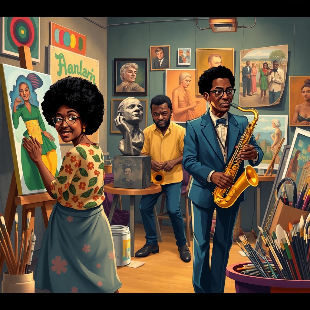 Voices of Valor: Celebrating the Courage of Black Artists in the 1960s