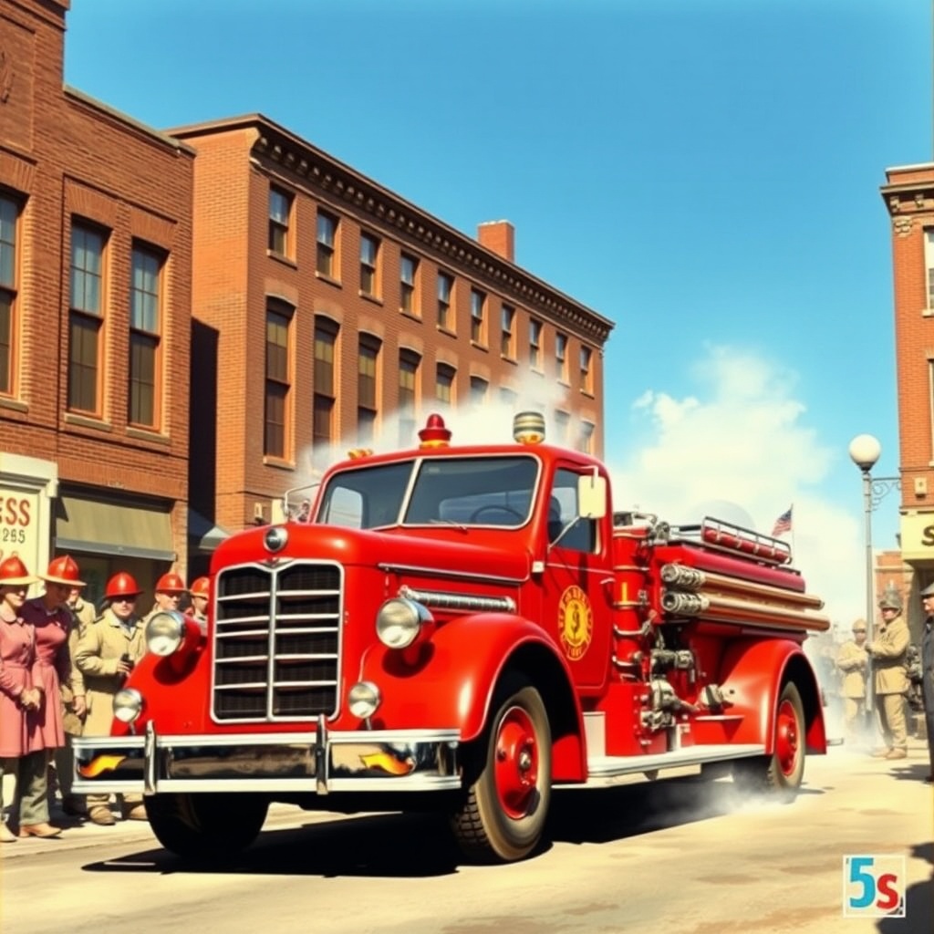 The Roaring Engines: A Journey into 1960s Firefighting Innovations