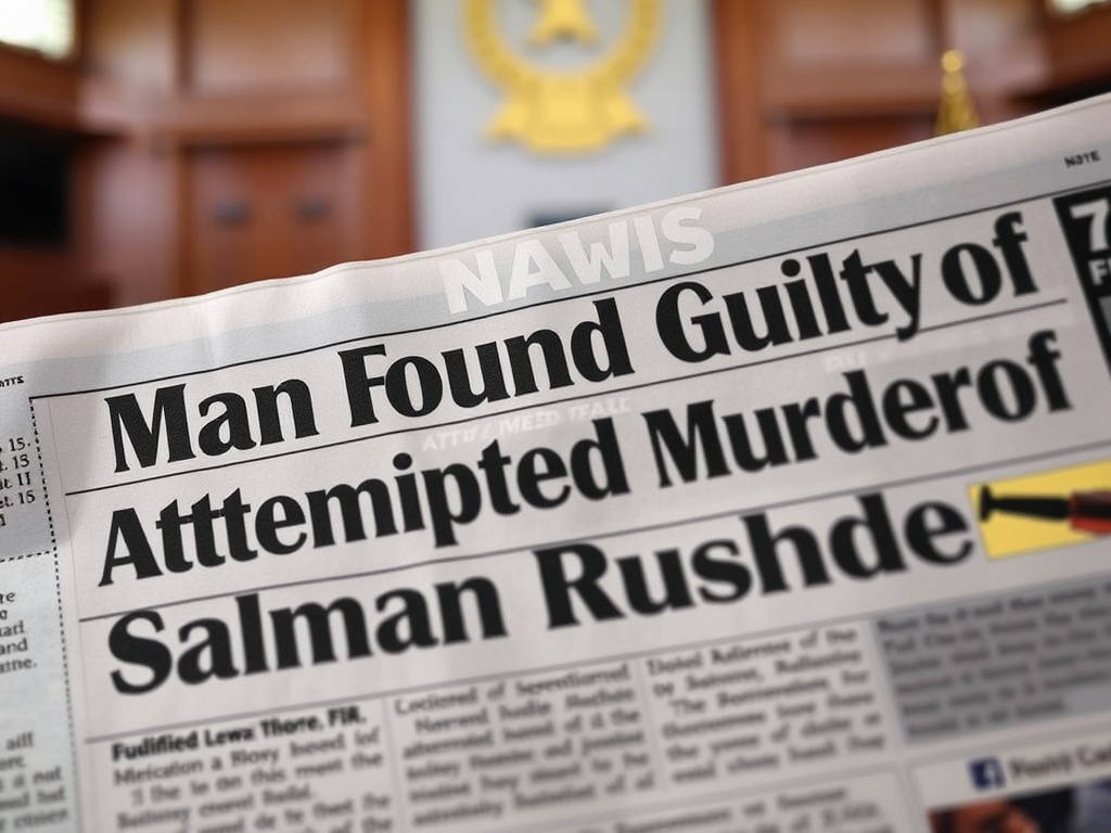 Man Convicted of Attempted Murder of Author Salman Rushdie