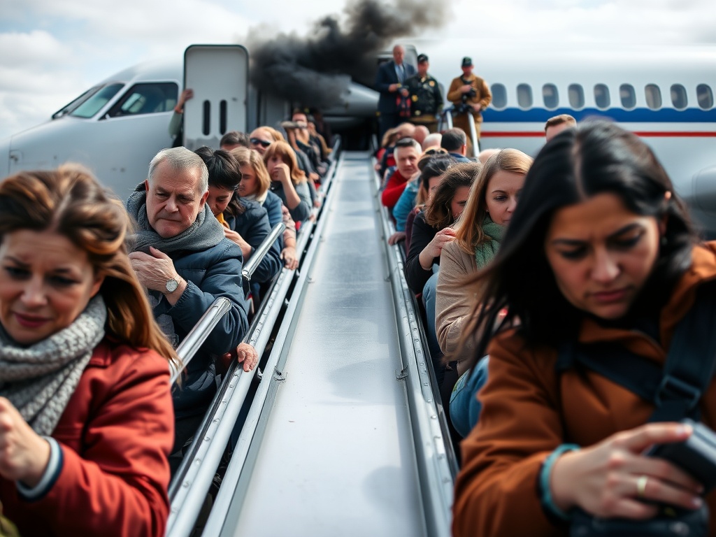 Emergency Evacuation of American Airlines Flight 1006